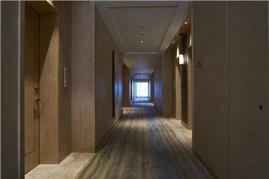 Hotellinngangsdør med ramme